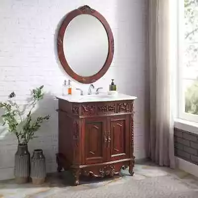Home Decorators Collection Bathroom Vanities With Top Single Sink Antique Cherry • $747.70