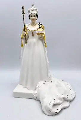 COALPORT Figure - Her Majesty QUEEN ELIZABETH II Diamond Jubilee 2012 • £79.95