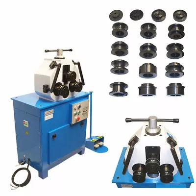 Circle Ring Bending Machine 1.5HP Bending 1-1/4 Inch Metal Steel Roller W/ Dies • $2940.77