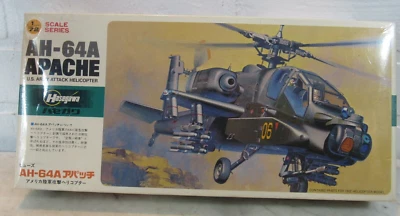$8 • Buy 1/72 Hasegawa AH-64A APACHE Attack ARMY Helicopter Plastic Model Kit SEALED (b
