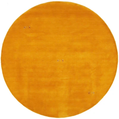 $465.77 • Buy Modern Marigold Tribal Pictorial Round 8X8 Gabbeh Rug Kids Room Bedroom Carpet