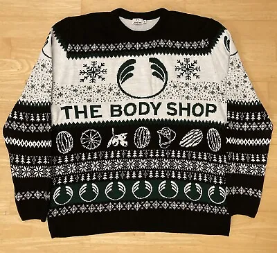 2XL 48  Inch Chest The Body Shop Ugly Christmas Jumper Xmas Sweater XXL • £29.99