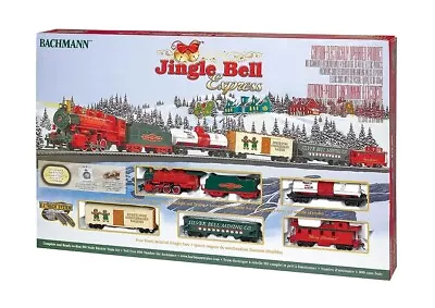 HO Scale Bachmann 724 Jingle Bell Express Train Set With E-Z Track • $236