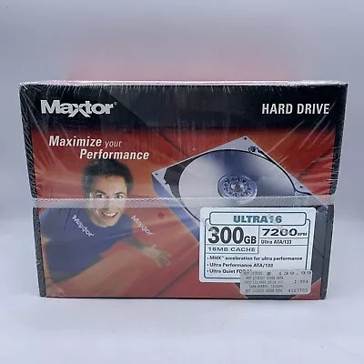 Maxtor Ultra16 300GB HDD Hard Drive Kit L01R300 Ultra Performance ATA/133 SEALED • $52.76