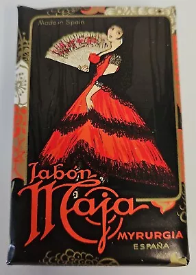 Vintage Maja Jabon By Myrurgia ESPANA Soap Bar 3 1/6 Oz Spain Barcelona NEW • $19.99