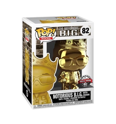 £23.99 • Buy Funko Pop! Rocks Chrome Notorious B.i.g. With Crown (gold Chrome) Vinyl Figure