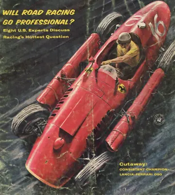 Sports Car Illustrated Lancia Ferrari D50 Racing Porsche Jaguar September 1957 • £20.27