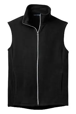 Port Authority Mens Sleeveless Lightweight Microfleece Vest With Pockets F226 • $24.04