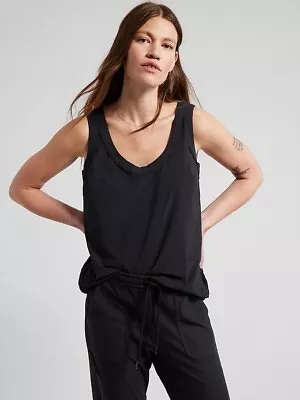 ATHLETA Featherweight Stretch Tank  M Medium | Black FWS #798896 NEW • $39.50