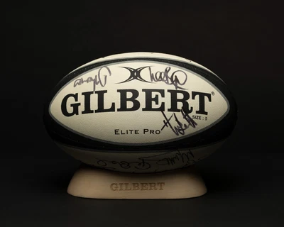 £80 • Buy Gilbert Rugby Ball. Vintage Retro. Elite Pro. Mid 2000's Welsh Squad Signed.