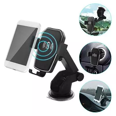 Sale!!10w Fast Wireless Mobile Phone Car Charger Mount Airvent Qi Fast Charger • $12.99