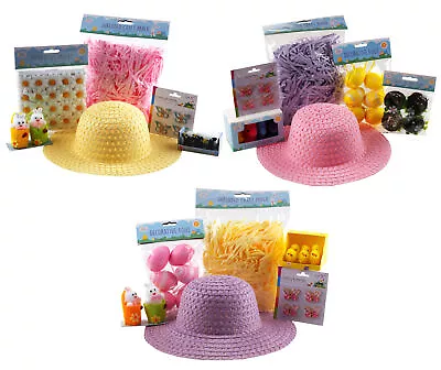 Girls Make Your Own Easter Bonnet Complete 6 Piece Making Kit - Butterfly • £14.99