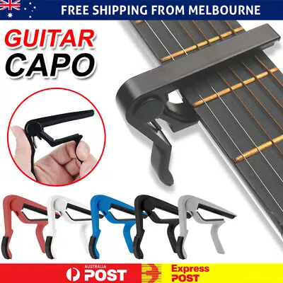 $4.45 • Buy Premium Alloy Capo Quick Change Trigger Clamp Guitar Banjo Ukulele Mandolin AU