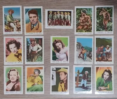 Film And Music Stars Printed Pictures Inc Ava Gardner Roy Rogers Lauren Bacall • £7