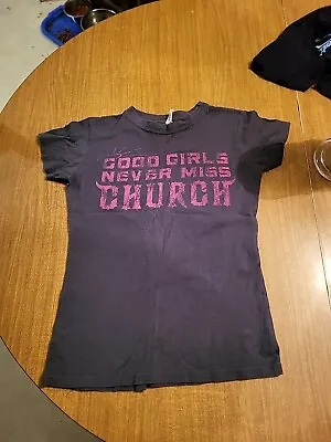 Eric Church  Good Girls Never Miss Church  T-Shirt Womens Small Country Music  • $2