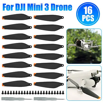 16Pcs Low-Noise Propellers Props Blades For DJI Mini 3 Drone Accessories Durable • $11.98