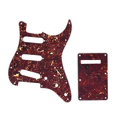 Tortoise Red Guitar Pick Guard With 20pcs Screws For Electric Guitar V2Q2 • $10.48