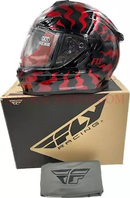 Fly Racing Sentinel Venom Helmet Red/black Small - 73-8393s • $152