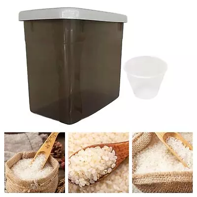 Grain Storage Bin Kitchen For Sugar Flour Pet Food Rice Bucket Multifunctional • $23.66