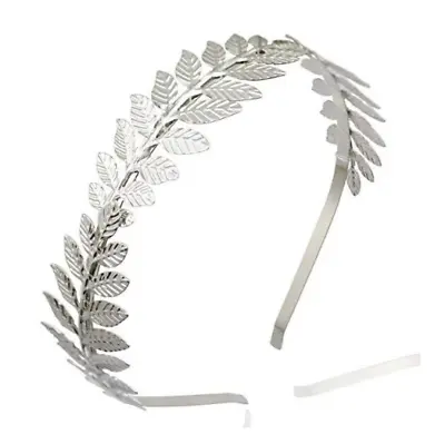 Vintage Silver Or Gold Leaf Greek Goddess Headband Headpiece Crown Tiara • $7.99