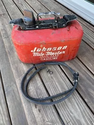 Vintage Johnson MILE MASTER Outboard 4 Gallon Boat Gas Tank Fuel Can • $65