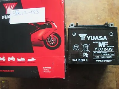 Yuasa Ytx12bs 12 Volt Motorcycle Battery • £70