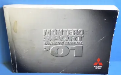 01 2001 Mitsubishi Montero Sport Owners Manual • $18.35
