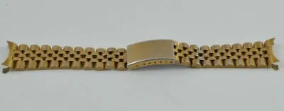 Oris Steel Bracelet 20MM Bracelet Vintage RAR Nice Condition Gold Plated • $313.62