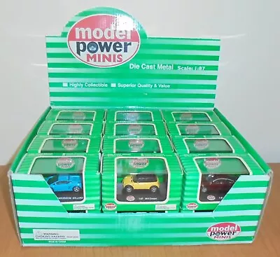 Model Power Minis 1:87 HO Scale Cars & Vans Discount Postage For Multiple • £4.99