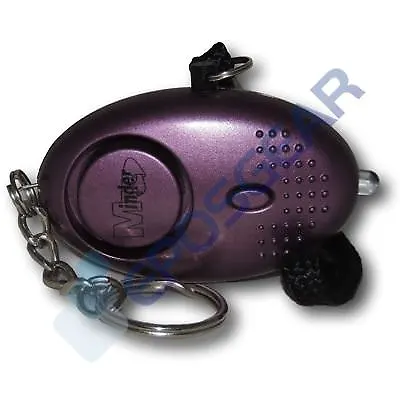 Purple 140db Minder Personal Panic Rape Attack Safety Keyring Alarm Torch • £5.71