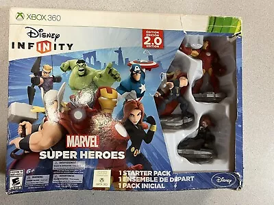 Disney Infinity 2.0 Marvel Super Heroes Xbox 360 Starter Pack Marvel*read* • $25