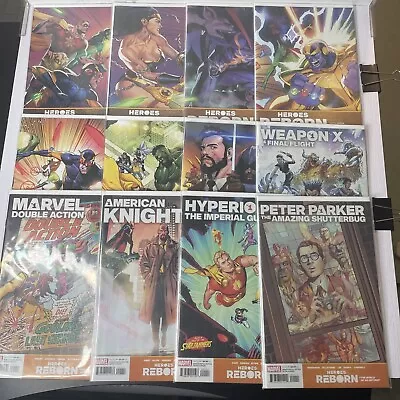 Mixed Lot Of Marvel Comics Heroes Reborn. Bagged And Boarded. 12 Comics • £24