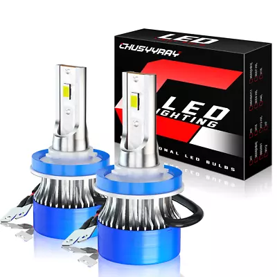 H11B LED Headlight Bulbs Conversion Kit High And Low Beam White Super Bright • $22.99