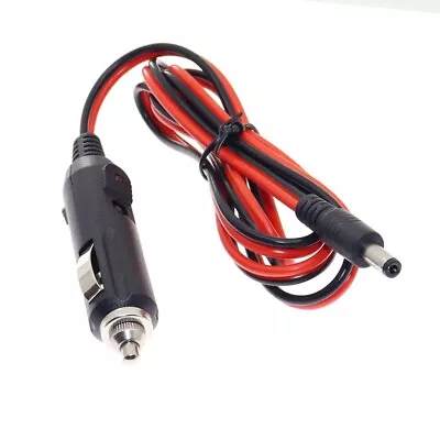 Car Adapter 12V DC Plug 3A 5.5X2.1mm To Cigarette Lighter Power Plug Cable 1.2M • £4.07