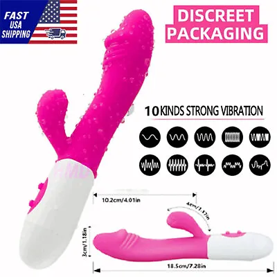 DILDO VIBRATOR Sex Toy Women Multispeed G-Spot Massager Waterproof Masturbator • $10.59