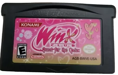 Winx Club: Quest For The Codex.  For Nintedo Game Boy Advance. • $35