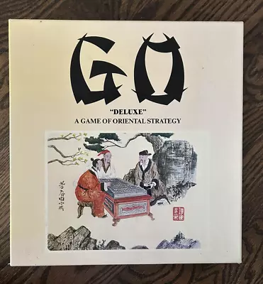 Hansen 1982 GO Deluxe Board Game - A Game Of Oriental Strategy H-2800 Solid Wood • $7.99