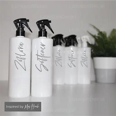 £2.99 • Buy ZOFLORA AND SOFTENER - Mrs Hinch Inspired Spray Bottle Decals (Type 2)