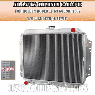 Radiator For Holden Rodeo Tf G3 G6 2.2l 2.6l 4ze1 Petrol At 2 Row 1987-1997 1988 • $199
