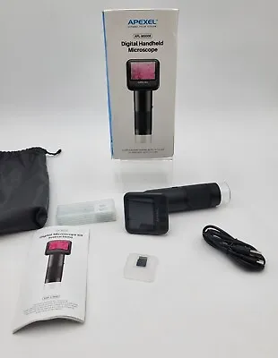 $47 • Buy  Apexel Rechargeable Handheld Digital Microscope With 2” LCD Screen Tested