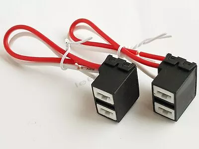 Pair H7 Female Ceramic Socket For Car Headlight Lamp Bulb Connector Plug Adapter • $13.97