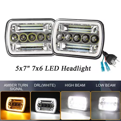 5x7  7x6 LED Headlight Hi/Lo DRL Beam For Ford E-100 E-150 E-250 E-350 Econoline • $64.28