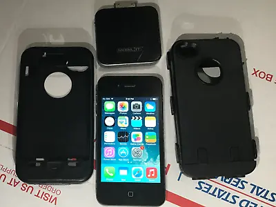 UNLOCKED Apple IPhone 4s 7.0.3 Smartphone Cell Phone With Mobil I T & More • $59
