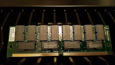 GOLDSTAR LGS GMM7368100CSG6 32MB 72PIN (8Mx36) 60NS EDO Memory - 'gold' Contacts • £21