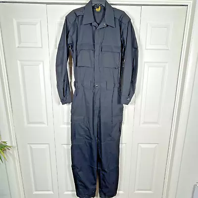 Propper Public Safety Apparel Blue USA Coveralls Overalls Size Medium Long • $19.95