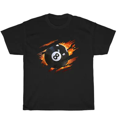 Billiards 8 Ball Pool Player Shooters League Sports T-Shirt Unisex Tee Gift NEW • $19.99