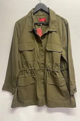 TIGERLILY Fairuza Jacket In Khaki Size 14 NWT [RRP $200.00] • $55