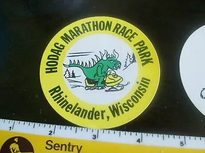 Vintage 1970's Snowmobile Decal HODAG MARATHON RACE PARK New Old Stock Yamaha • $3