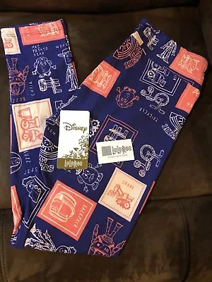 LuLaRoe OS LEGGINGS DISNEY TOY STORY BUZZ WOODY JESSIE ALIEN PURPLE BLUE PINK • $17.99