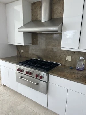 $5995 • Buy 36” Wolf Gas Range Top SRT366 With Commercial Grade Warming Drawers & Hood